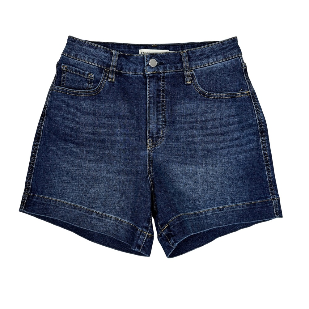RM Rebecca Minkoff Womens High Rise Dark Wash Denim Jean Shorts Size 2